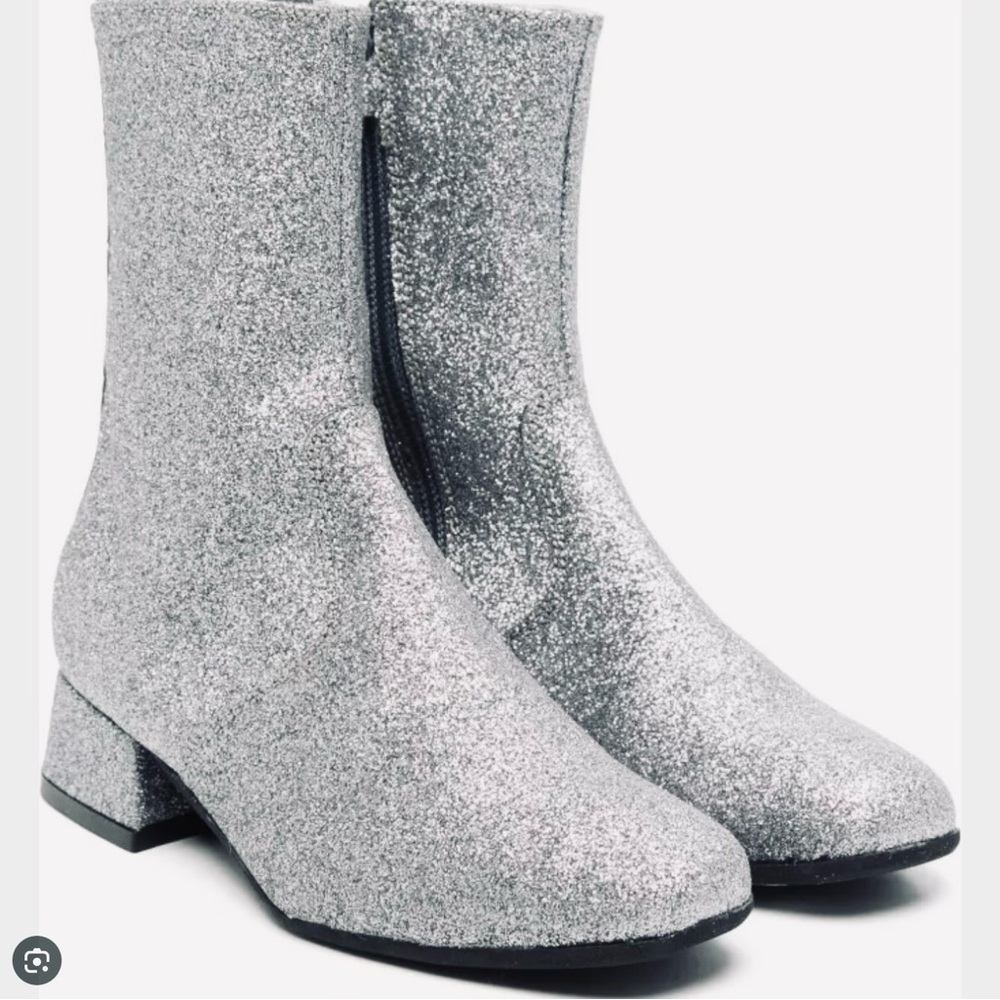 🐭Unisa Silver Booties🐭